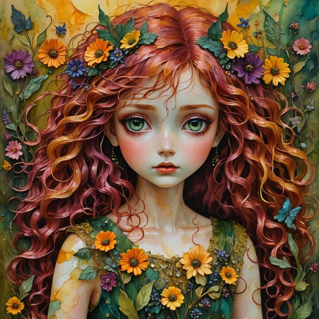 Eglomisé style glass. Mixed media, some oil and alcohol ink, oil paint, medium textured, shimmery, 3D, highly textured p...