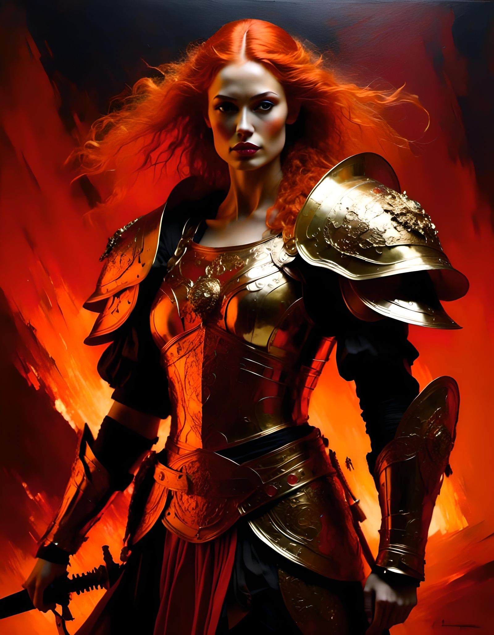 The Women of Frazetta - Red Sonya of Rogatino