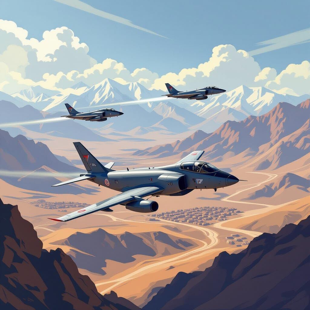 Israeli Air Force Planes Over Sana'a, Yemen