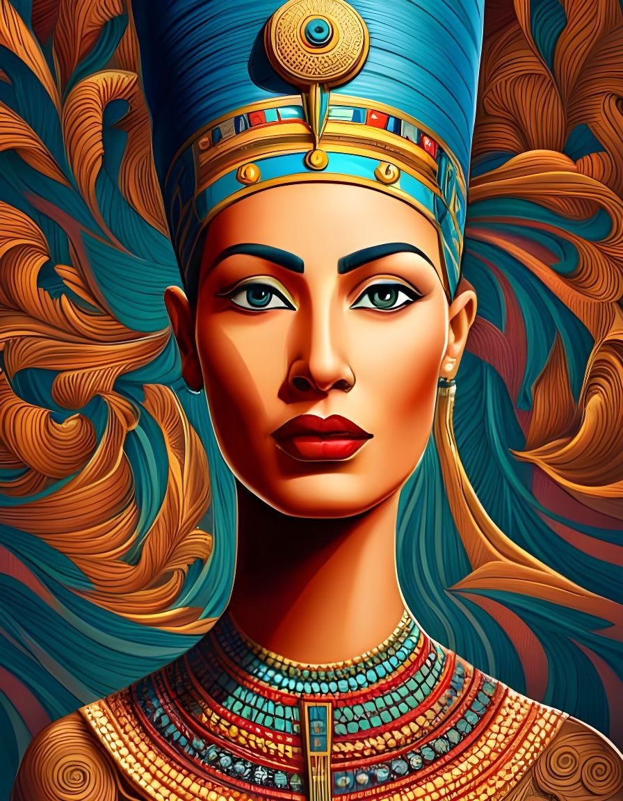 Nefertiti - AI Generated Artwork - NightCafe Creator