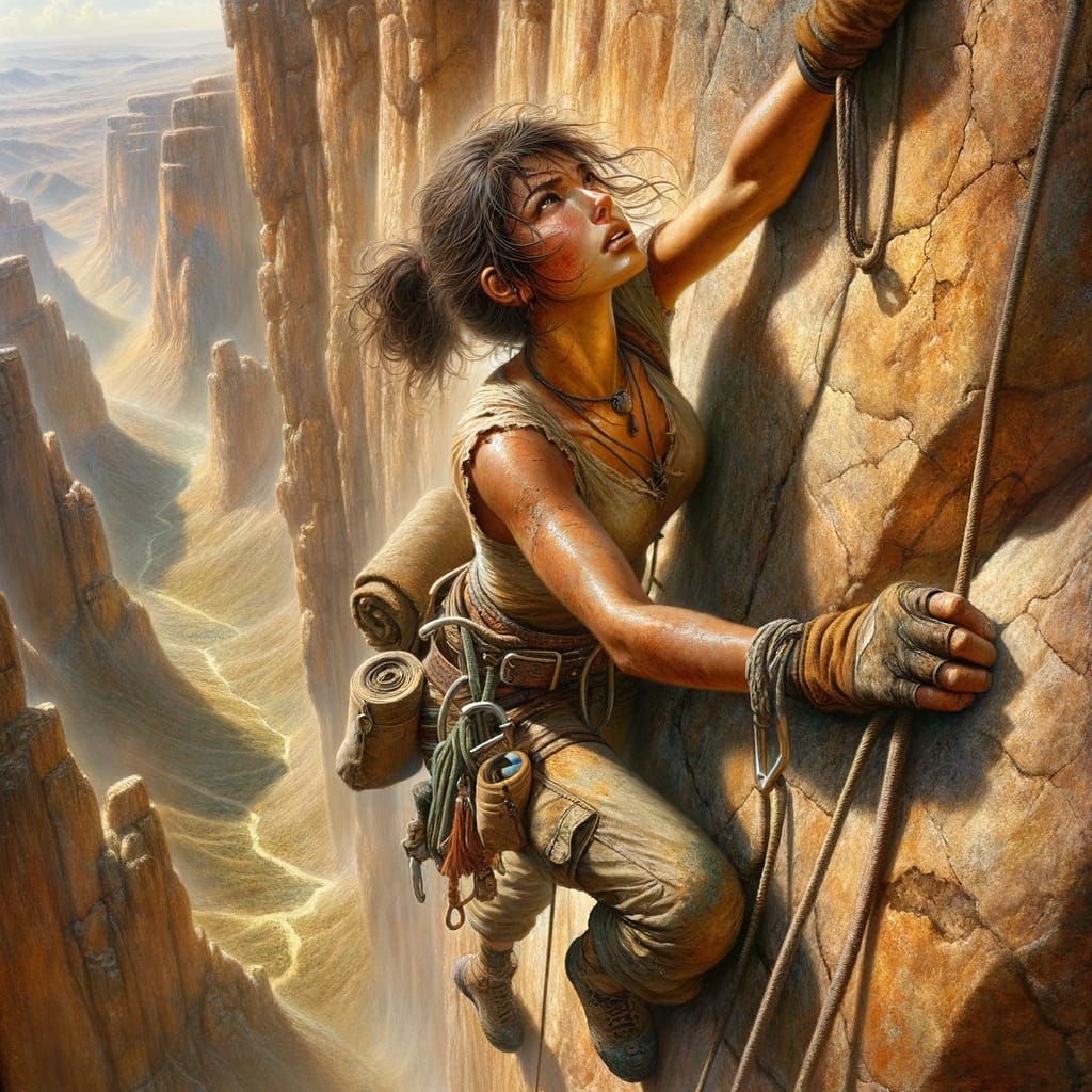 The Explorer's Path Through The Lost Canyons  by @undefined