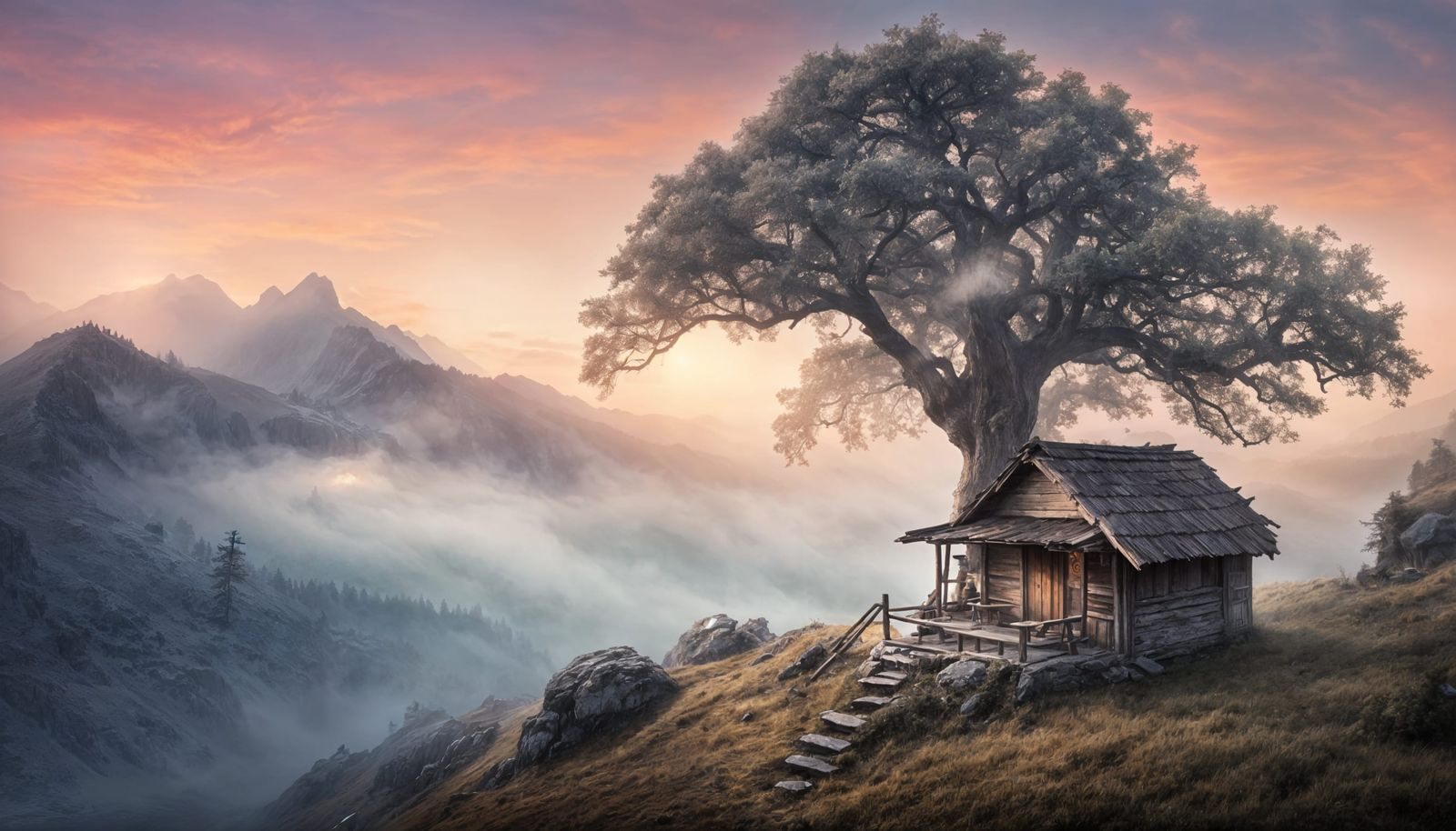 Serene Mountain Retreat  by @Chib