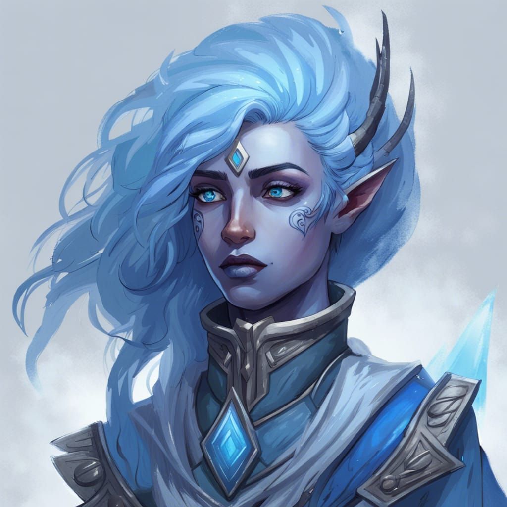 winter eladrin - AI Generated Artwork - NightCafe Creator