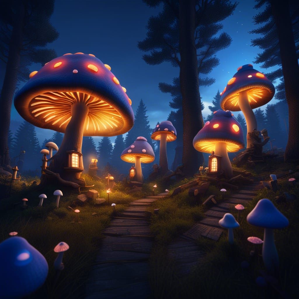 Mushroom Houses