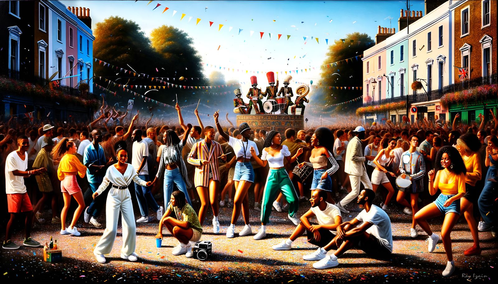 Notting Hill Carnival - AI Generated Artwork - NightCafe Creator