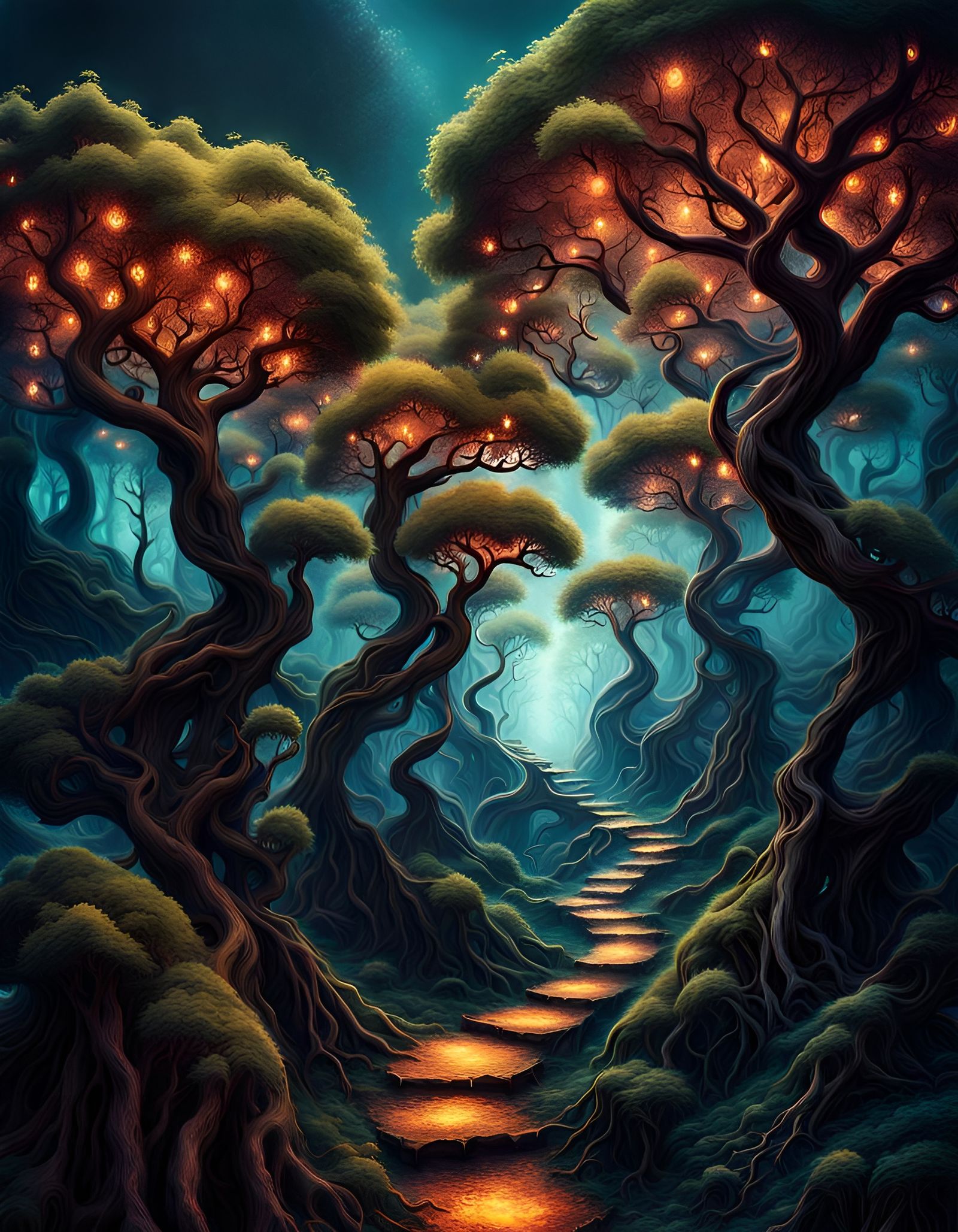 A pathway to the magic undiscovered land  by @Indian Summer