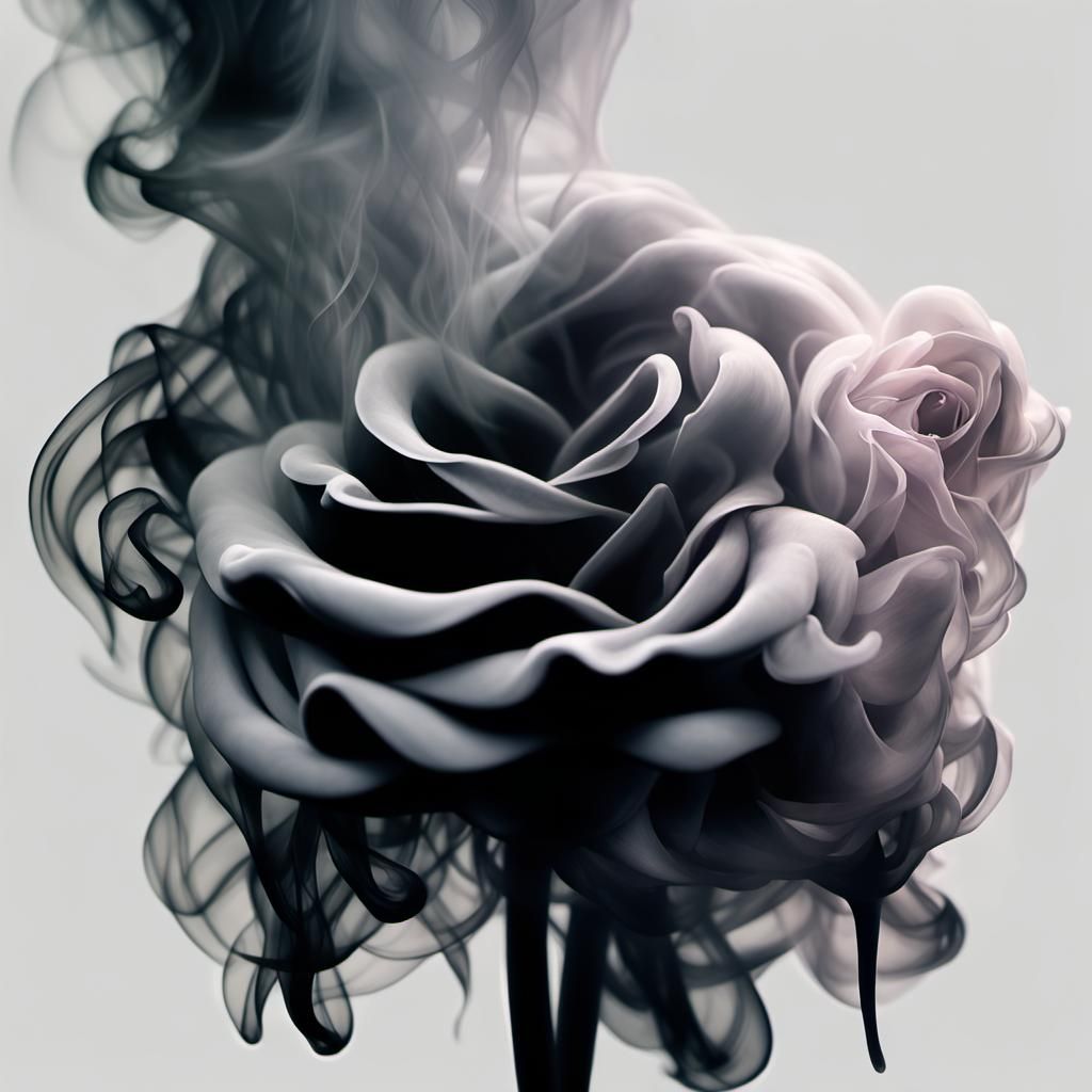 Daily Challenge #533: Things Made of Smoke ("The Smoke Rose")  by @Dragonfly Rain