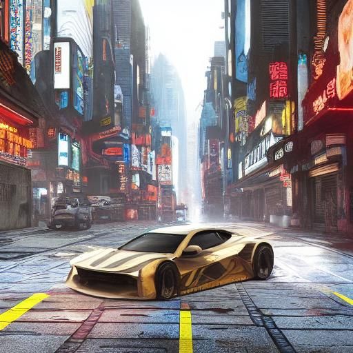 Chinese Porcelain Tableware with Neon Cyberpunk Flair