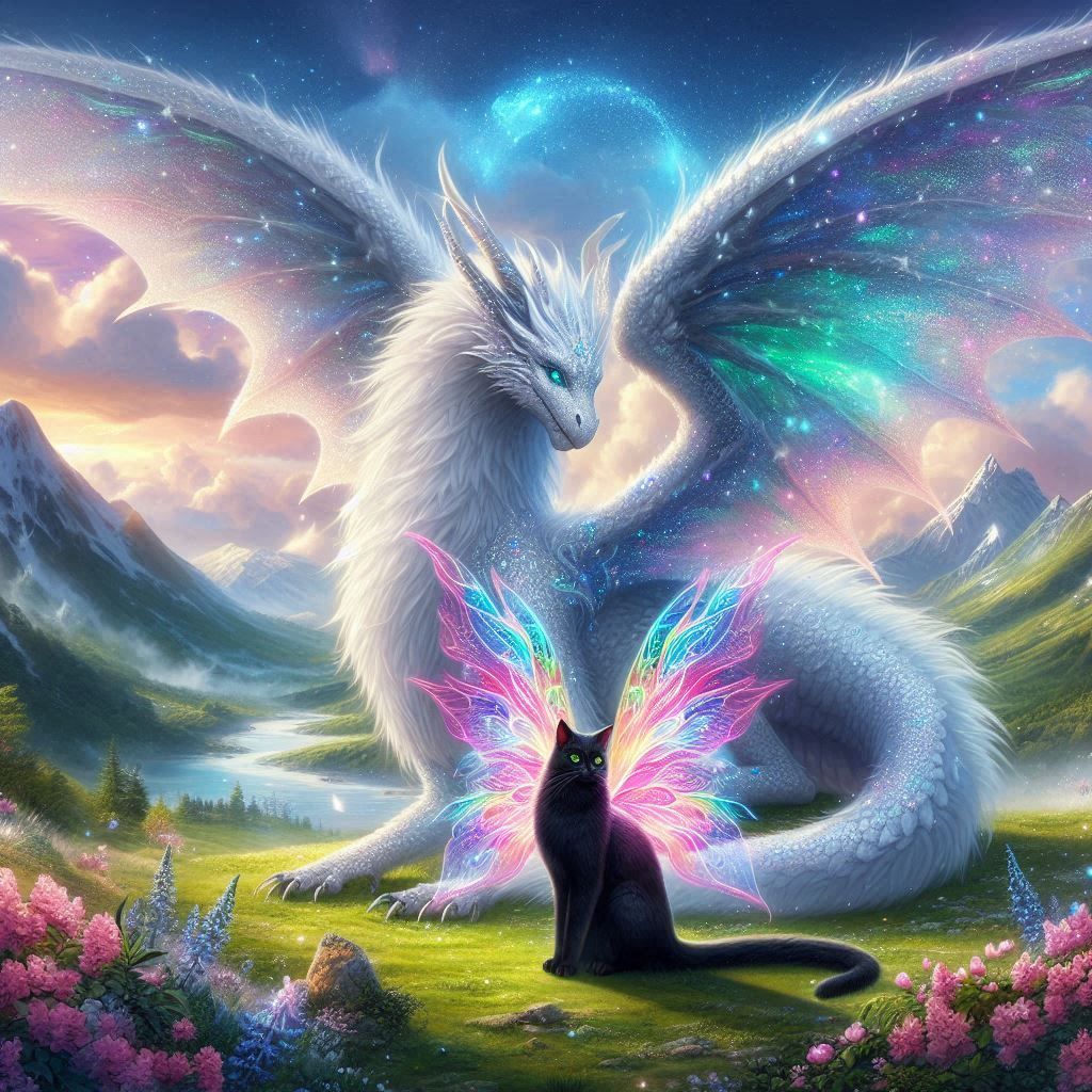 Dragon and fairycat