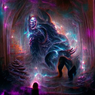 Kronos emerging from portal