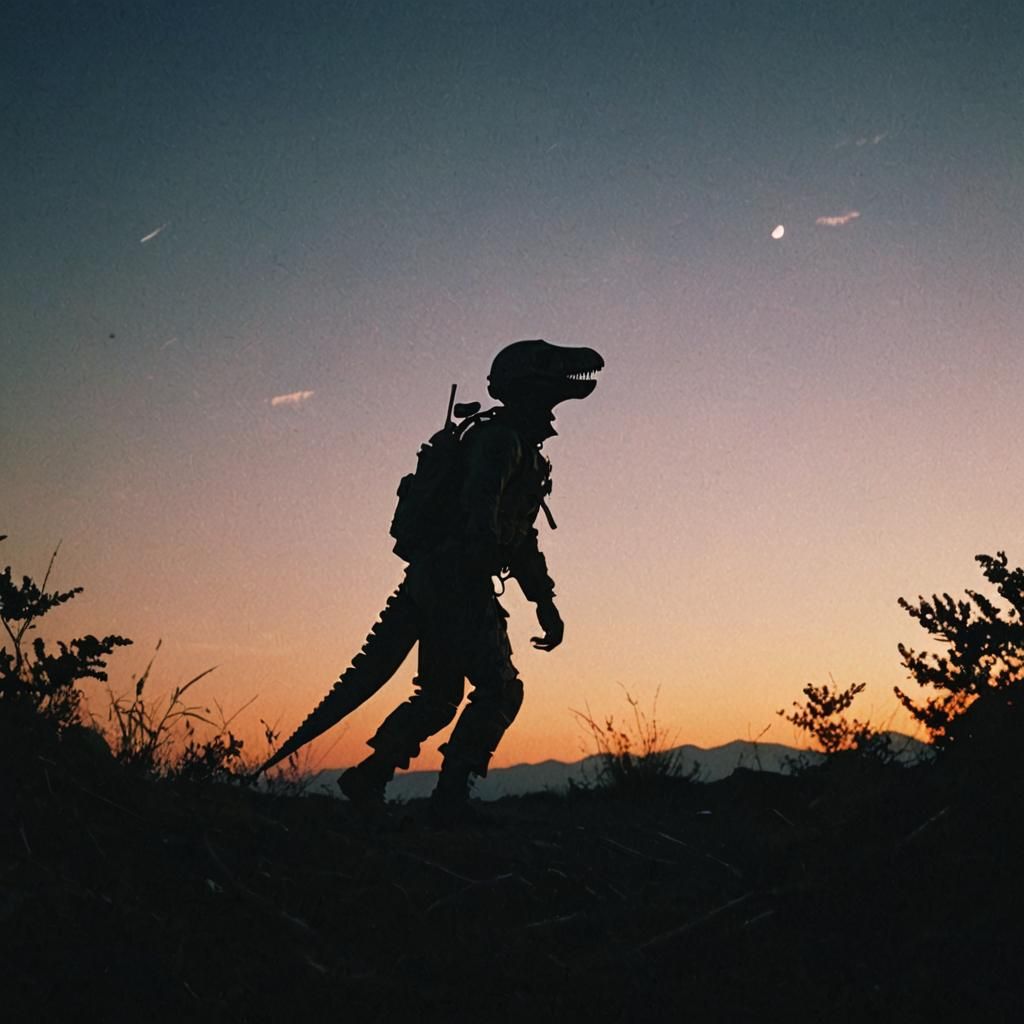 Single-color silhouettes Cinematic film still, shot on v-rap...