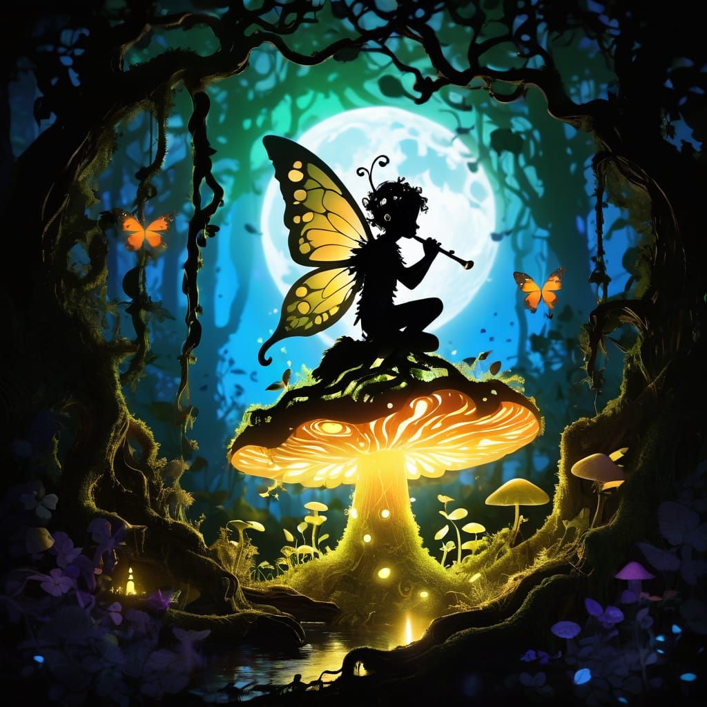 Full Moon Melody  by @The Enspiritor