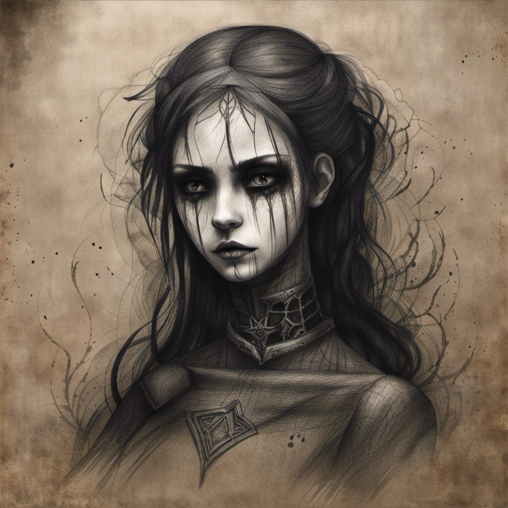Charcoal portrait