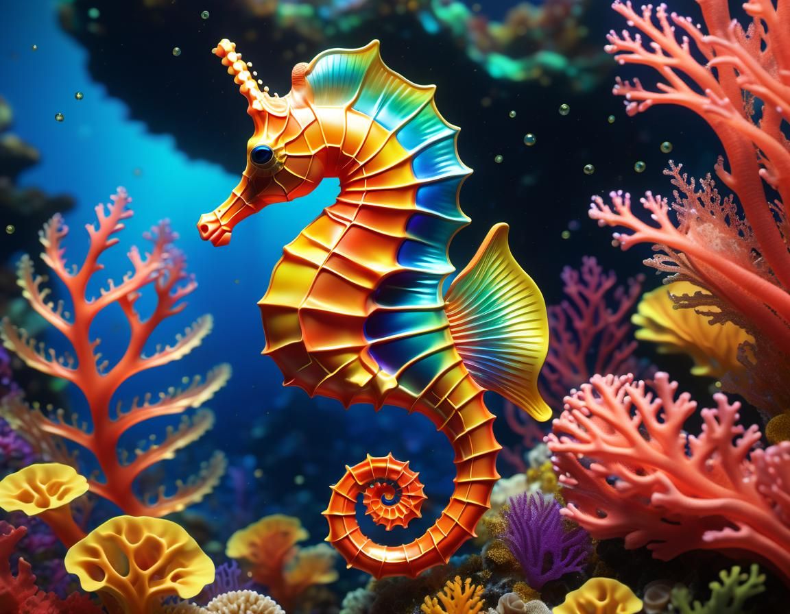 Seahorse   by @Gonnutzie