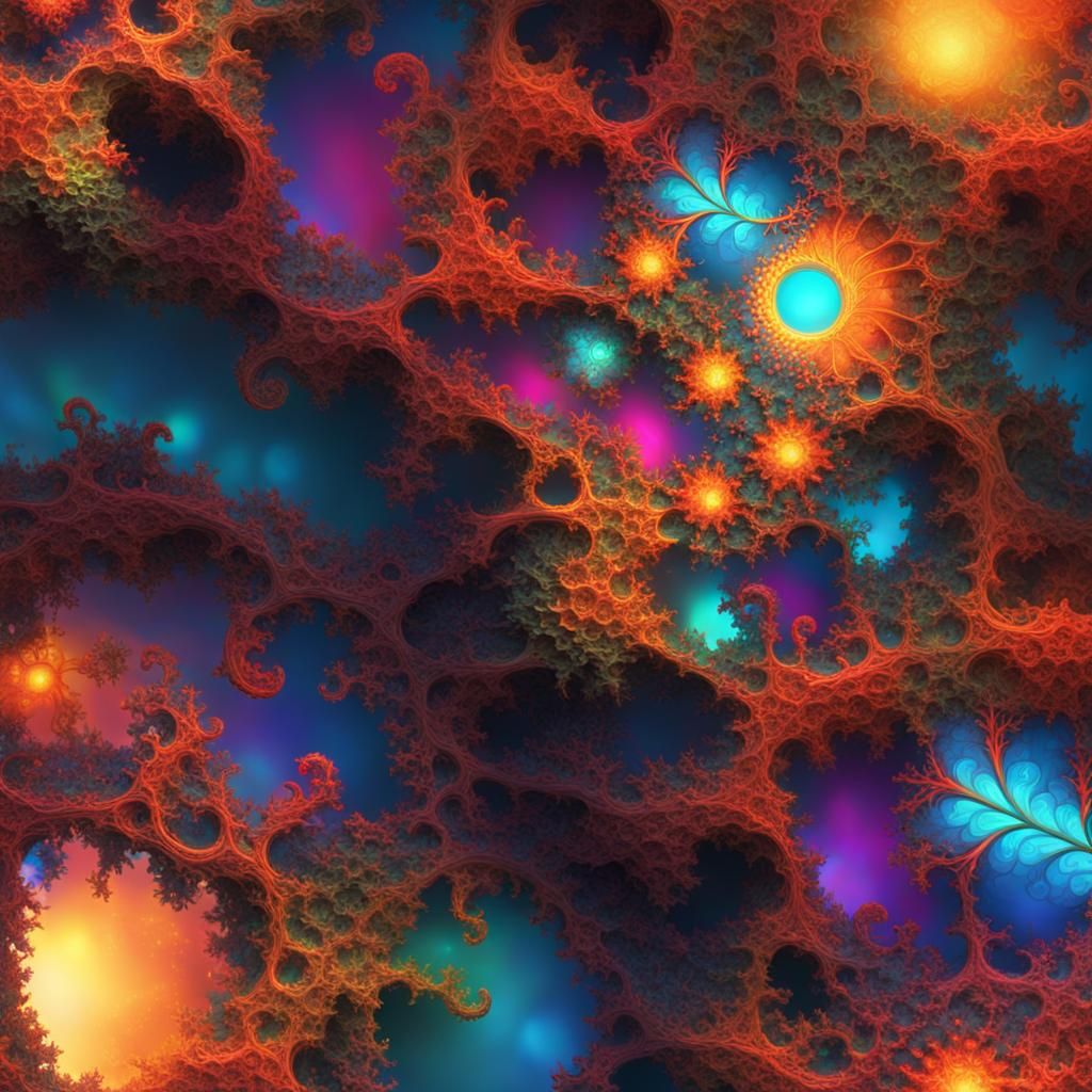 Happy bright colors fractal