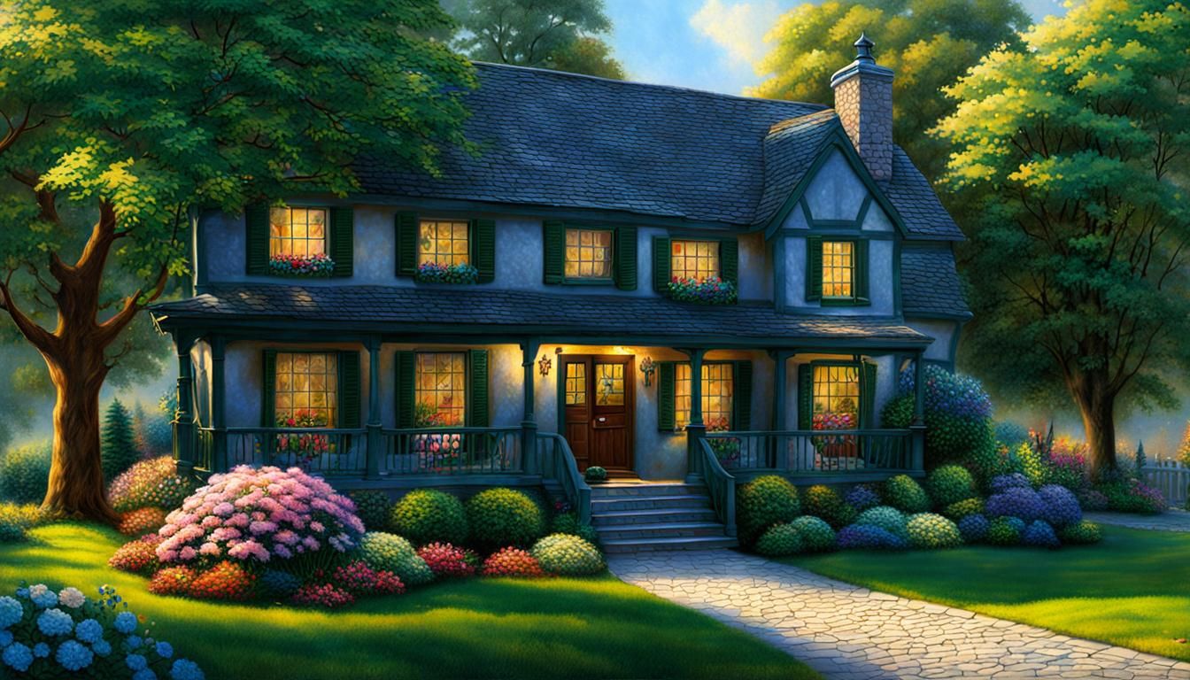 One Word Prompt Challenge - Kinkade