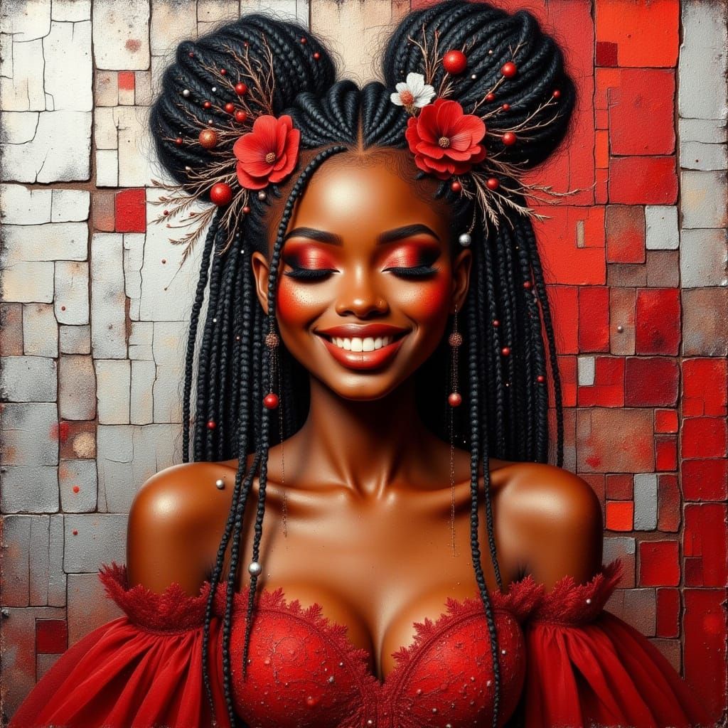 <lora:Hennie Hairstyles:1.0>