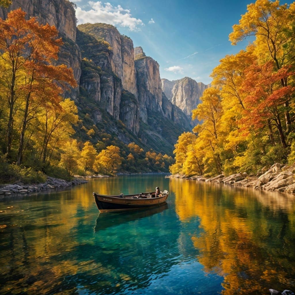 Tranquil canyon  by @Neverland