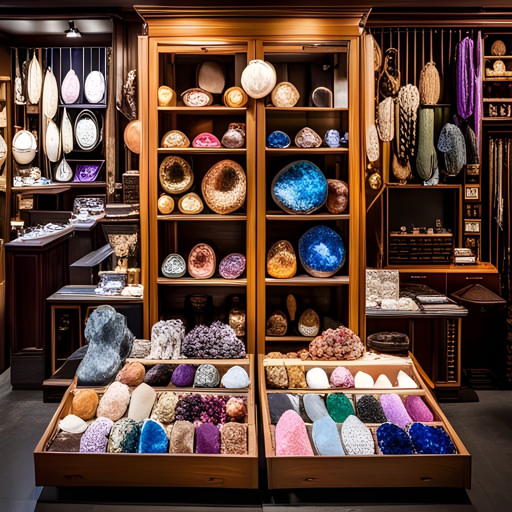 Crystal and Gem Market  by @BinaryDragon