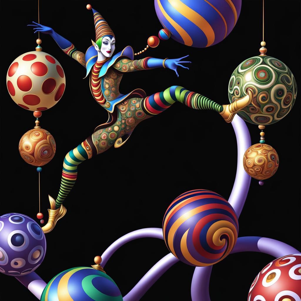 The Jolly Jumping Jester   by @JaMint