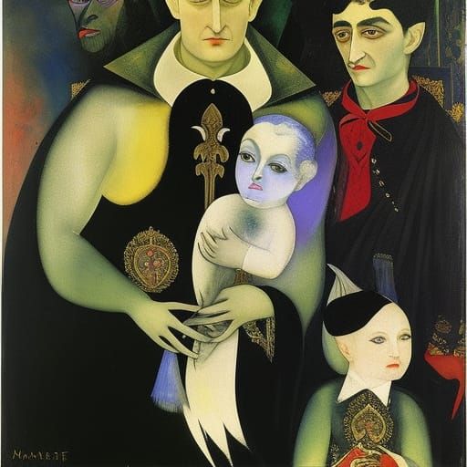 Good and smart vampire lord with two siamese cats 
By Mikhai...