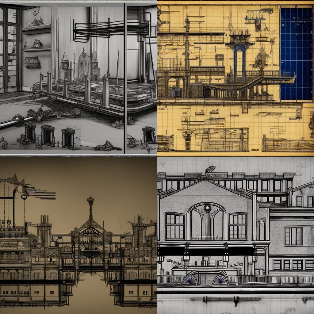 Blueprints to a Rube Goldberg Device intended to overthrow t...