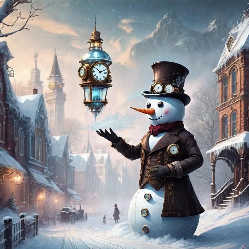 Steampunk Winter Wonderland   by @Maarten Smeets
