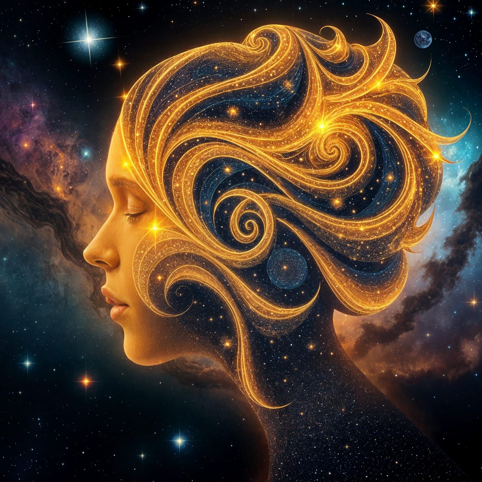 Cosmic Thoughts  by @MakeYourWish