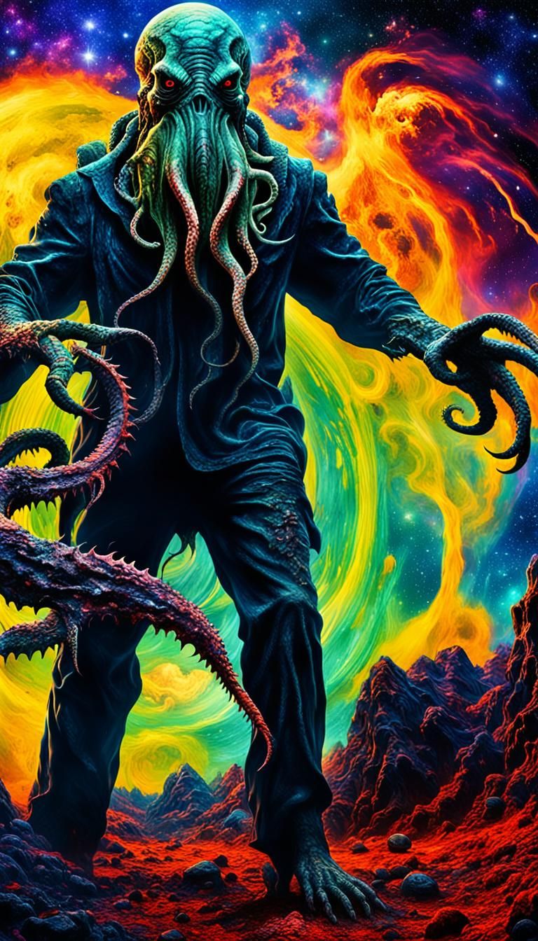 Cthulhu Cultist - AI Generated Artwork - NightCafe Creator