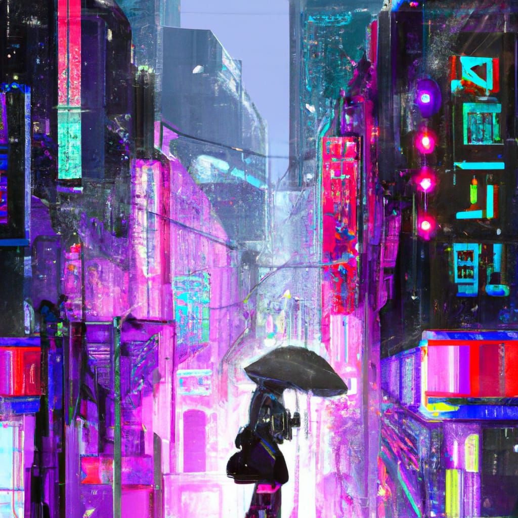 雨の中の涙のように - AI Generated Artwork - NightCafe Creator