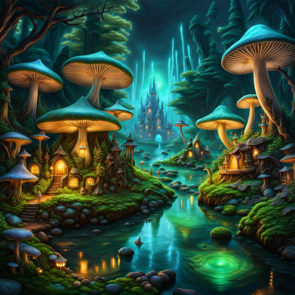 Fairy Kingdom AI Generated Artwork NightCafe Creator