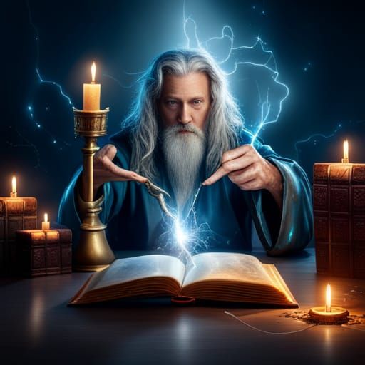 Spell casting  by @Merilyn