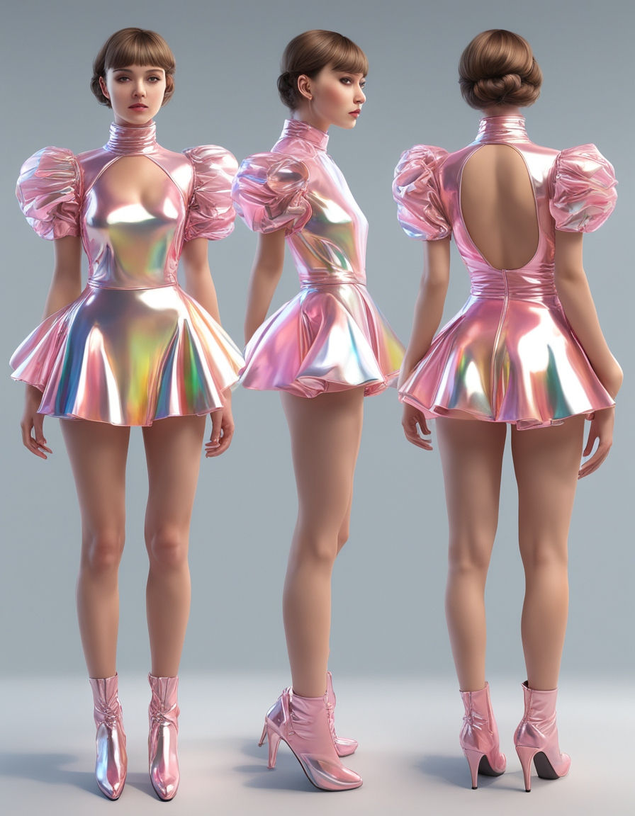 Rainbow latex effect