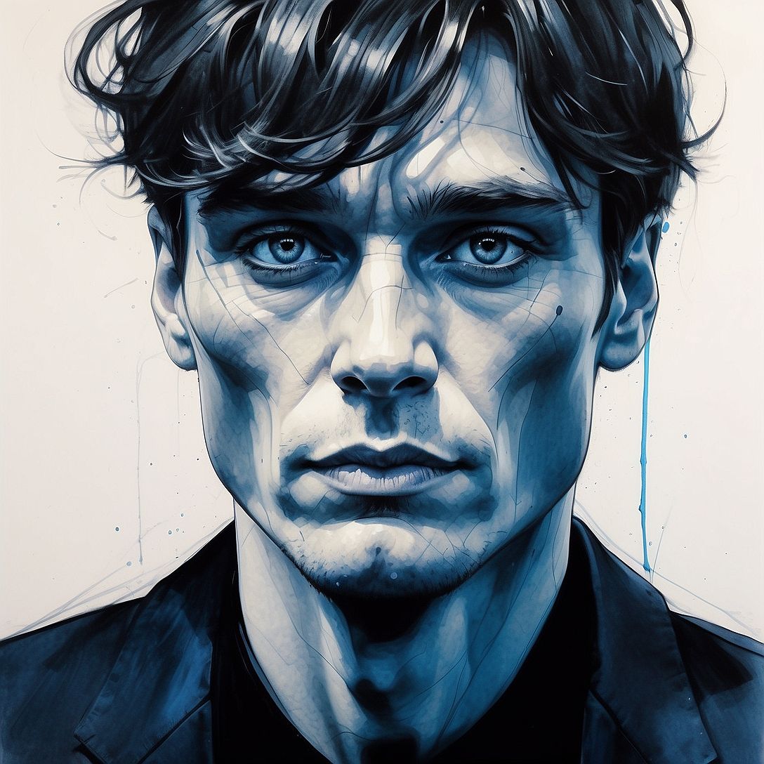 Cold Expressionist Portrait