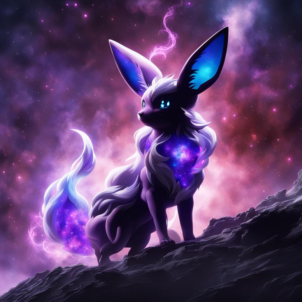 eevee in space, nebula chest