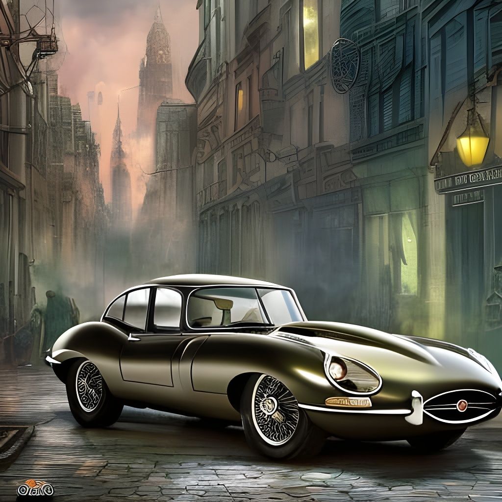 Jaguar E-Type  by @Pound_Sterling