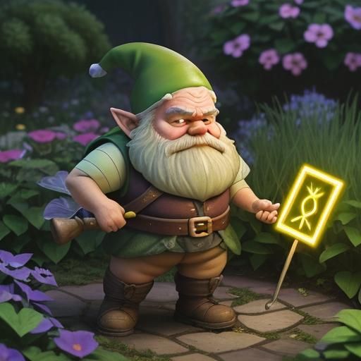 A grumpy gnome, tired of buzzing flies, hires a team of ster...