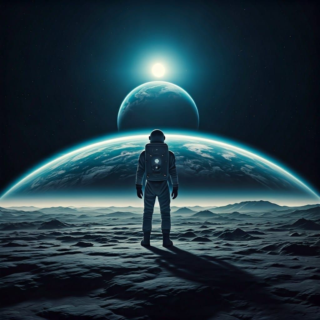 A lone astronaut   by @Patsy 