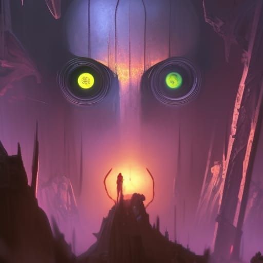 He is watching