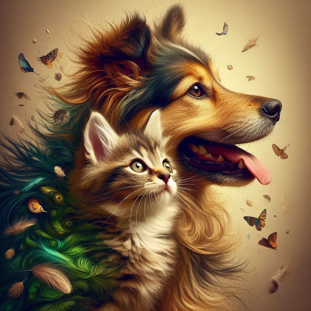Cat and dog