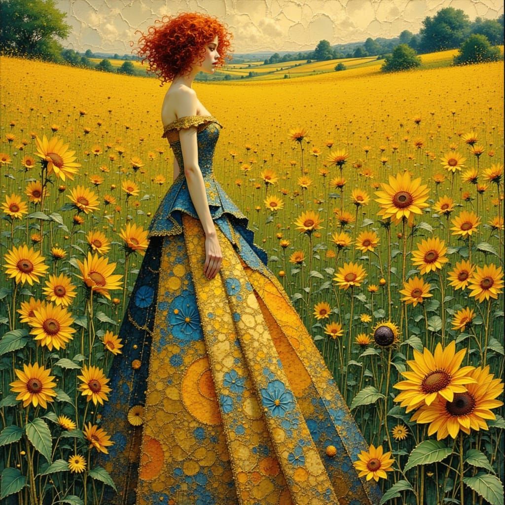 Sunflower Maiden  by @Macfoggy
