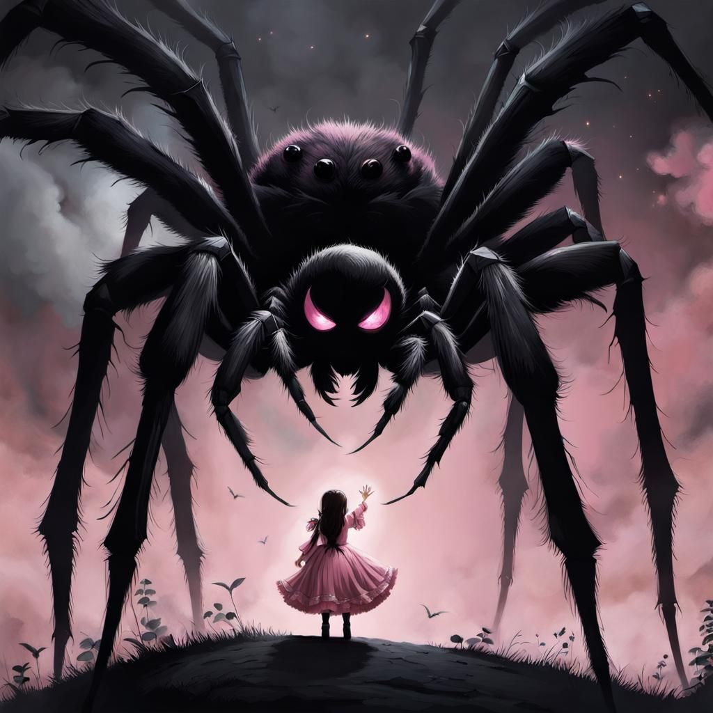 Plot Twist - Brave Miss Muffet Stopped the Spider  by @Chelle