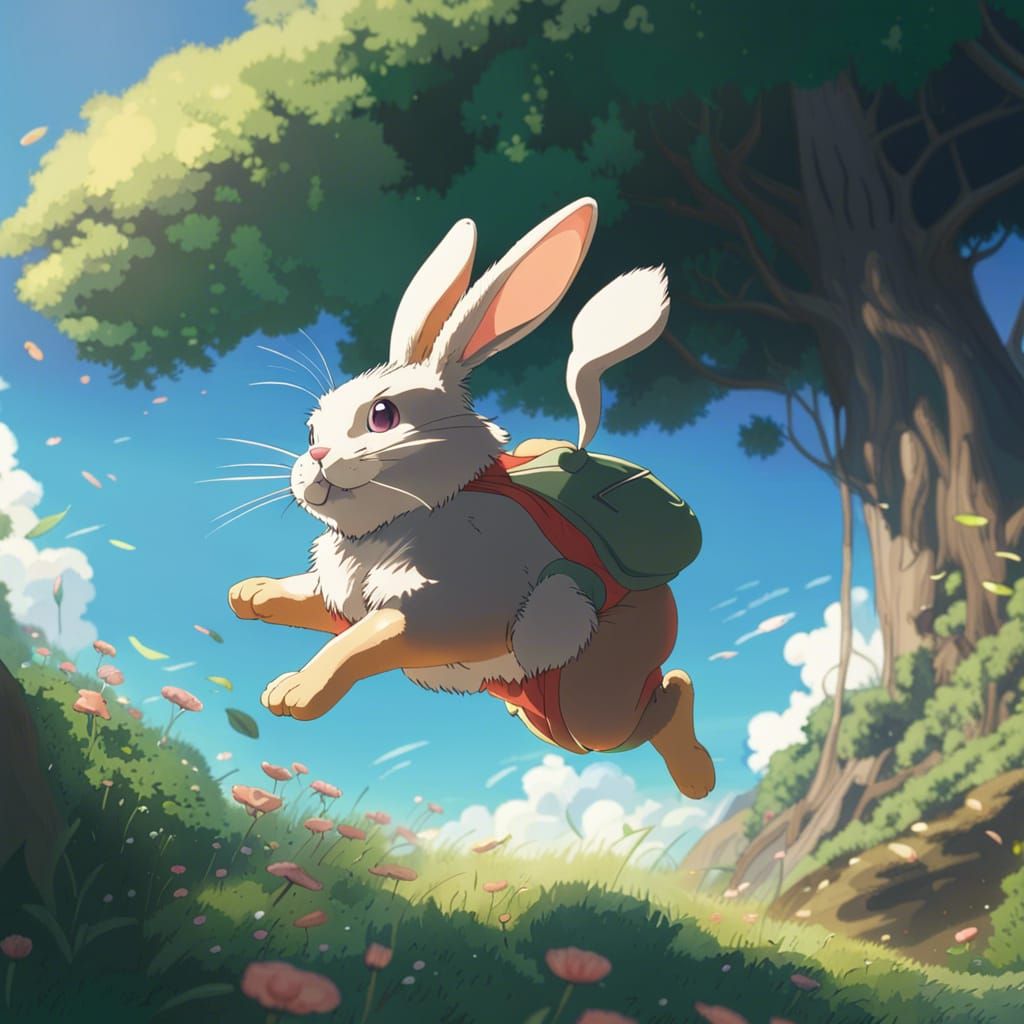 Rabbit jumpin