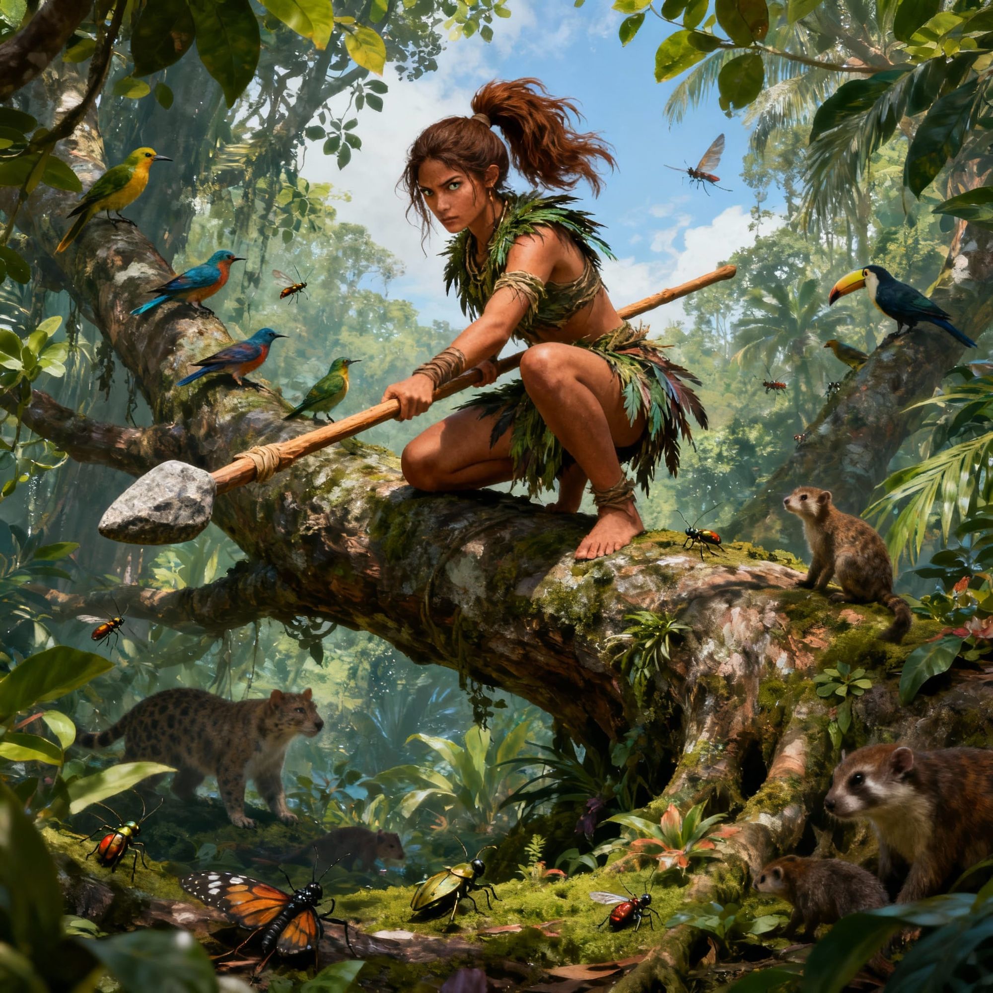 in the wilderness....