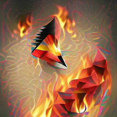 Pyromania digital illustration