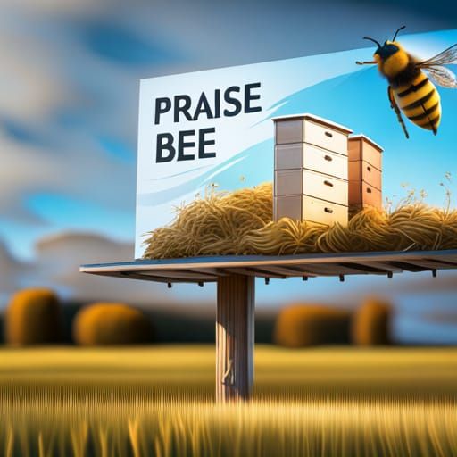 Praise Bee, cos bees deserve respect in saving planet!  by @Jabana