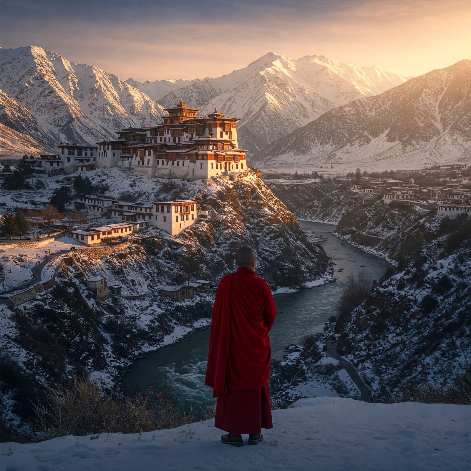 Monk on a Mountain