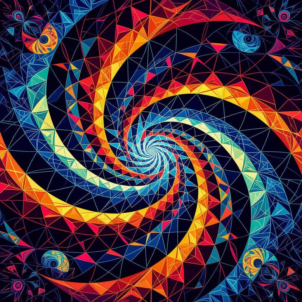 kaleidoscopic art  by @TremorGT