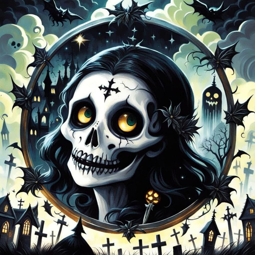 Please be afraid and ghost away!   by @Quarkie