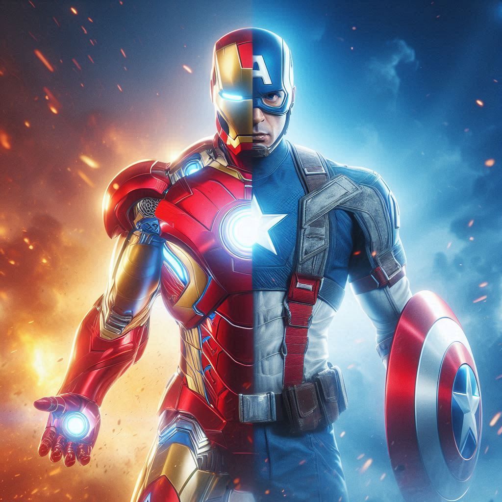 Iron Man and Captain America